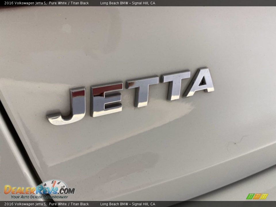 2016 Volkswagen Jetta S Pure White / Titan Black Photo #11