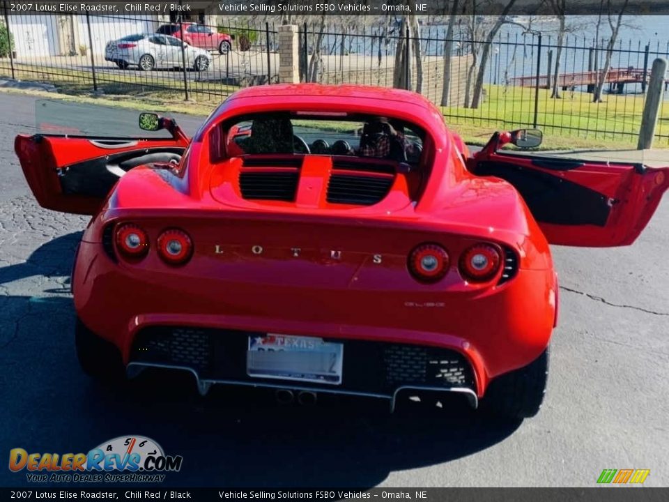 2007 Lotus Elise Roadster Chili Red / Black Photo #3