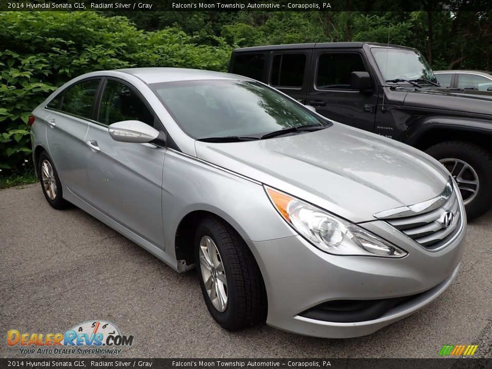 2014 Hyundai Sonata GLS Radiant Silver / Gray Photo #3