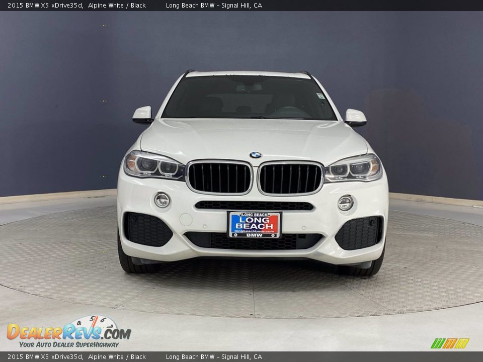 2015 BMW X5 xDrive35d Alpine White / Black Photo #2