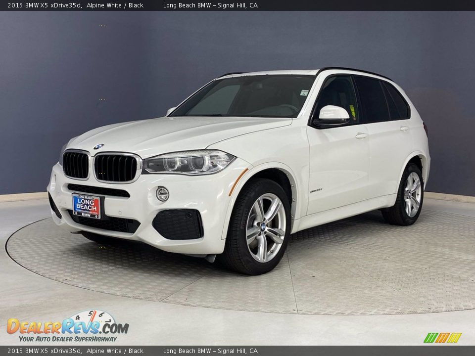 2015 BMW X5 xDrive35d Alpine White / Black Photo #3