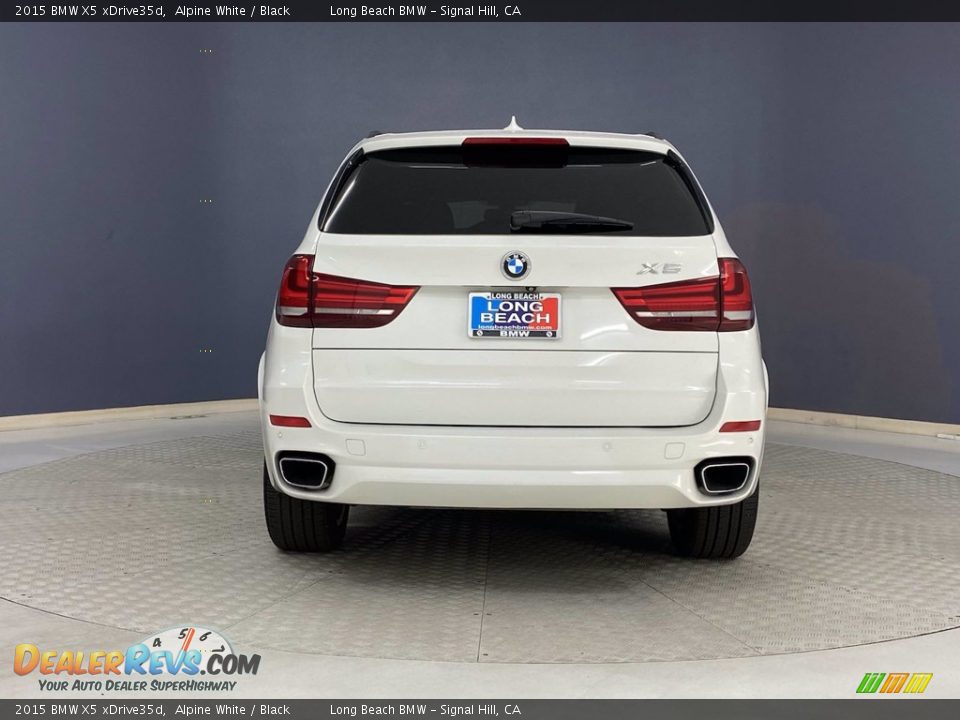 2015 BMW X5 xDrive35d Alpine White / Black Photo #4