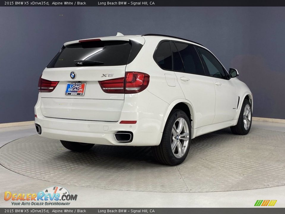 2015 BMW X5 xDrive35d Alpine White / Black Photo #5