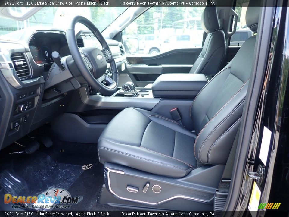 Front Seat of 2021 Ford F150 Lariat SuperCrew 4x4 Photo #14