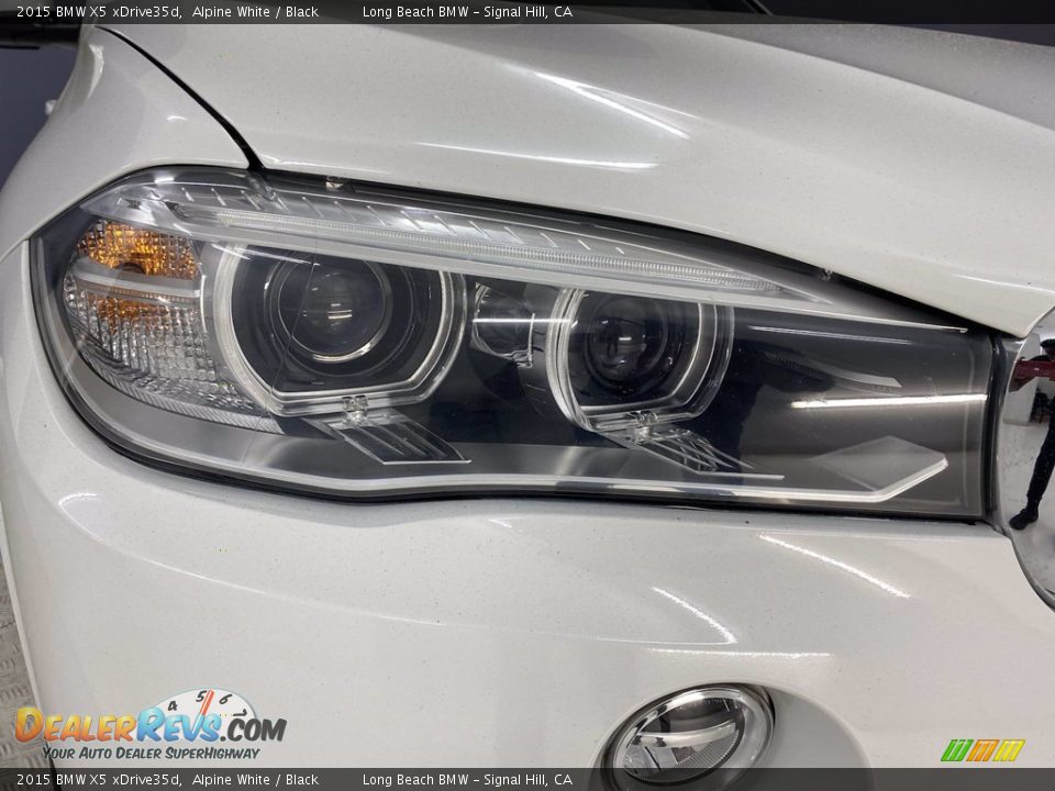 2015 BMW X5 xDrive35d Alpine White / Black Photo #7