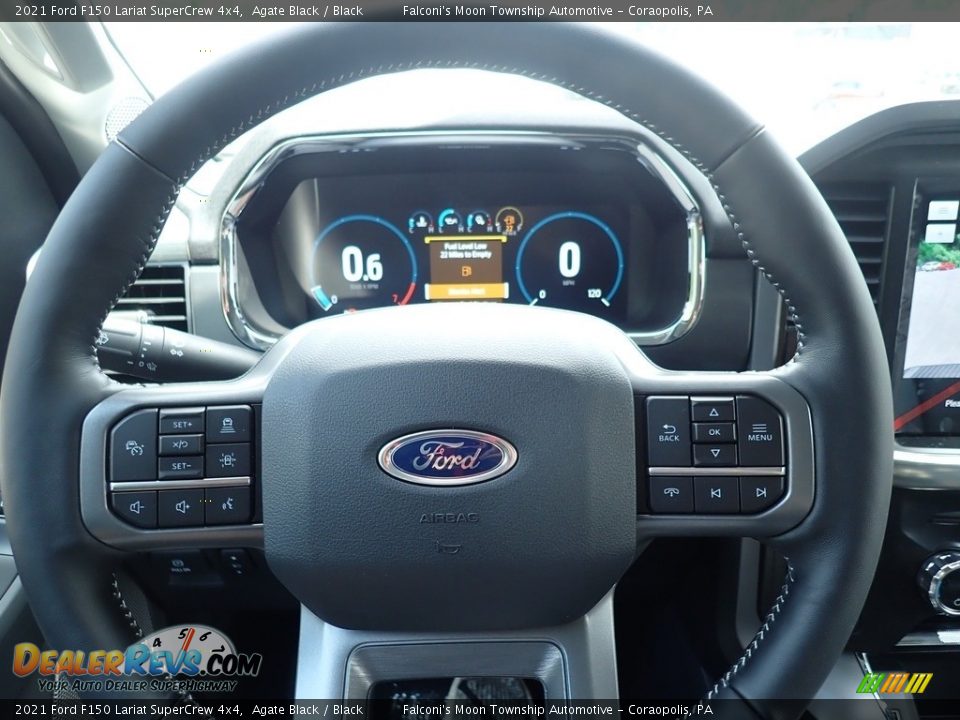 2021 Ford F150 Lariat SuperCrew 4x4 Steering Wheel Photo #19