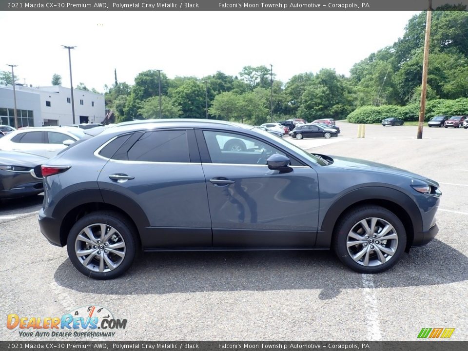 2021 Mazda CX-30 Premium AWD Polymetal Gray Metallic / Black Photo #1