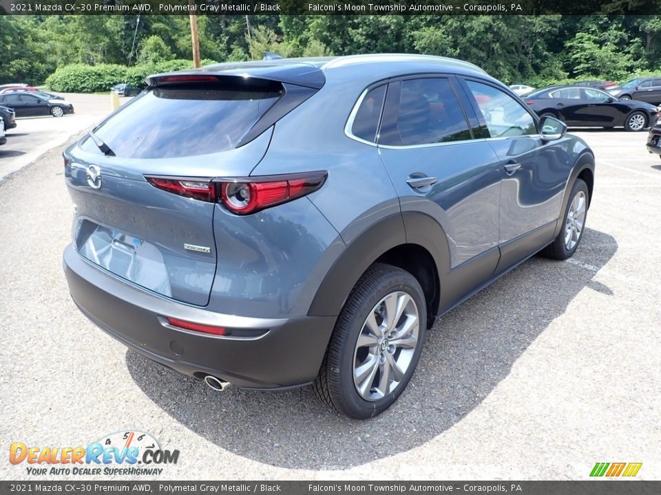 2021 Mazda CX-30 Premium AWD Polymetal Gray Metallic / Black Photo #2