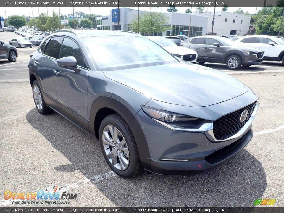 2021 Mazda CX-30 Premium AWD Polymetal Gray Metallic / Black Photo #3