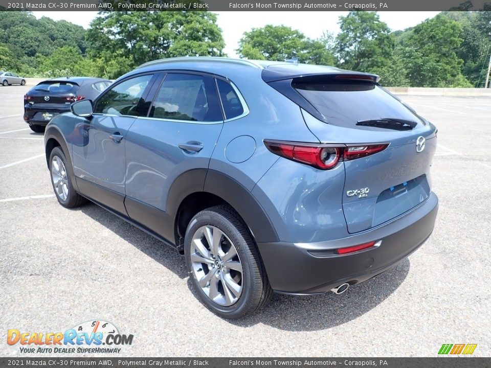 2021 Mazda CX-30 Premium AWD Polymetal Gray Metallic / Black Photo #7