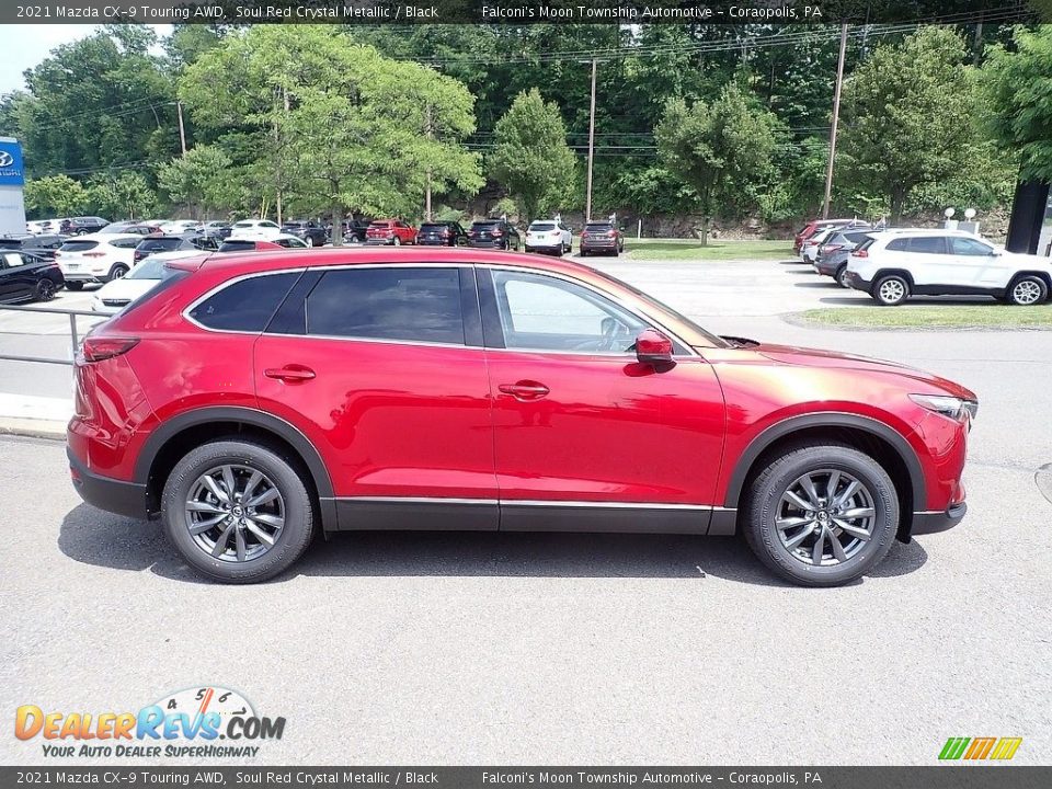 2021 Mazda CX-9 Touring AWD Soul Red Crystal Metallic / Black Photo #1