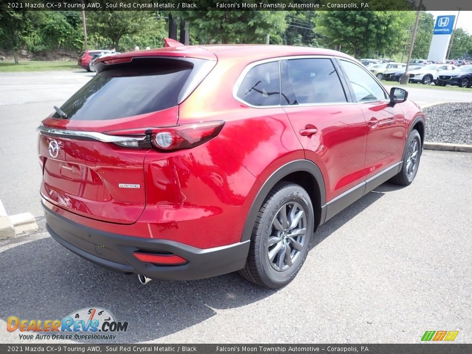 2021 Mazda CX-9 Touring AWD Soul Red Crystal Metallic / Black Photo #2