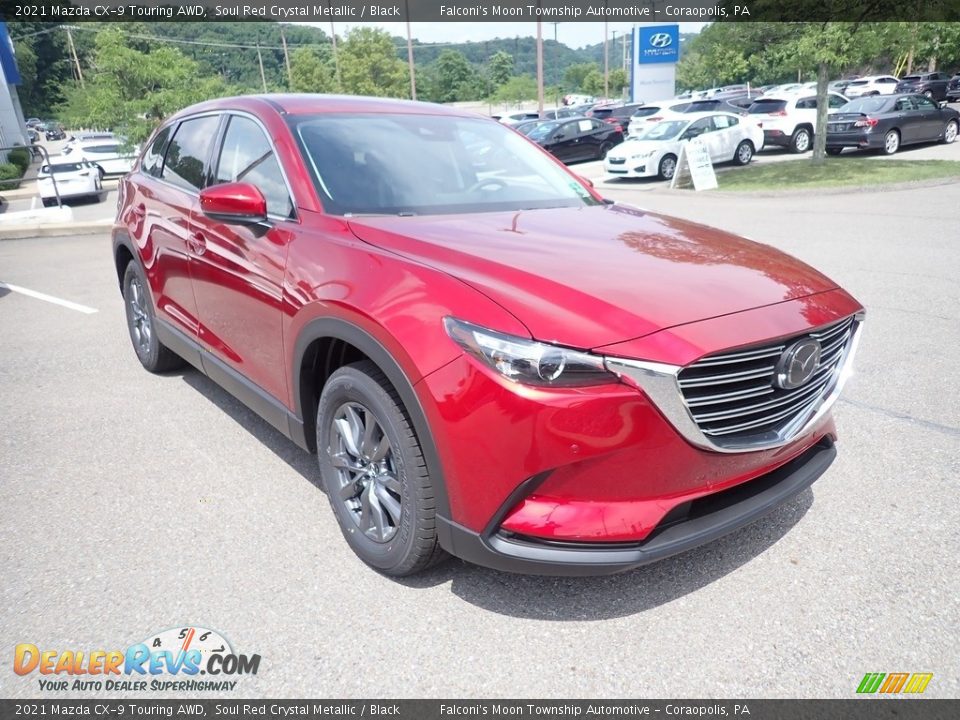 2021 Mazda CX-9 Touring AWD Soul Red Crystal Metallic / Black Photo #3