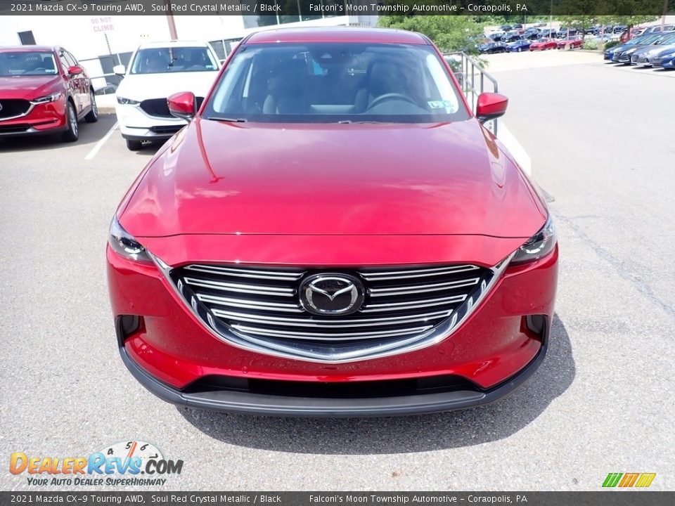 2021 Mazda CX-9 Touring AWD Soul Red Crystal Metallic / Black Photo #4