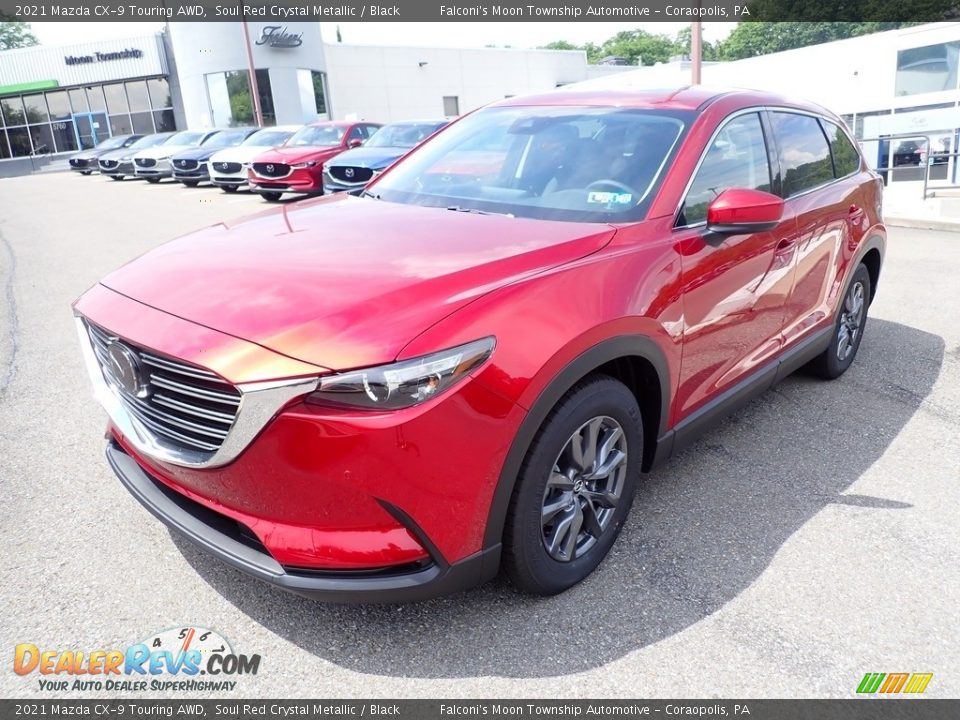 2021 Mazda CX-9 Touring AWD Soul Red Crystal Metallic / Black Photo #5