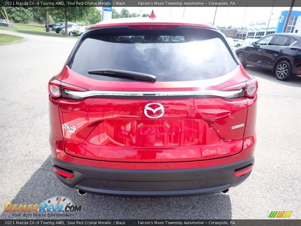 2021 Mazda CX-9 Touring AWD Soul Red Crystal Metallic / Black Photo #8