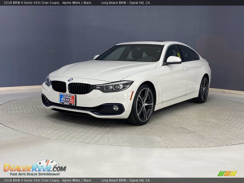 2018 BMW 4 Series 430i Gran Coupe Alpine White / Black Photo #3