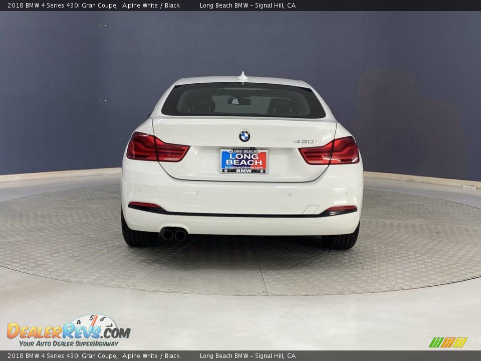 2018 BMW 4 Series 430i Gran Coupe Alpine White / Black Photo #4