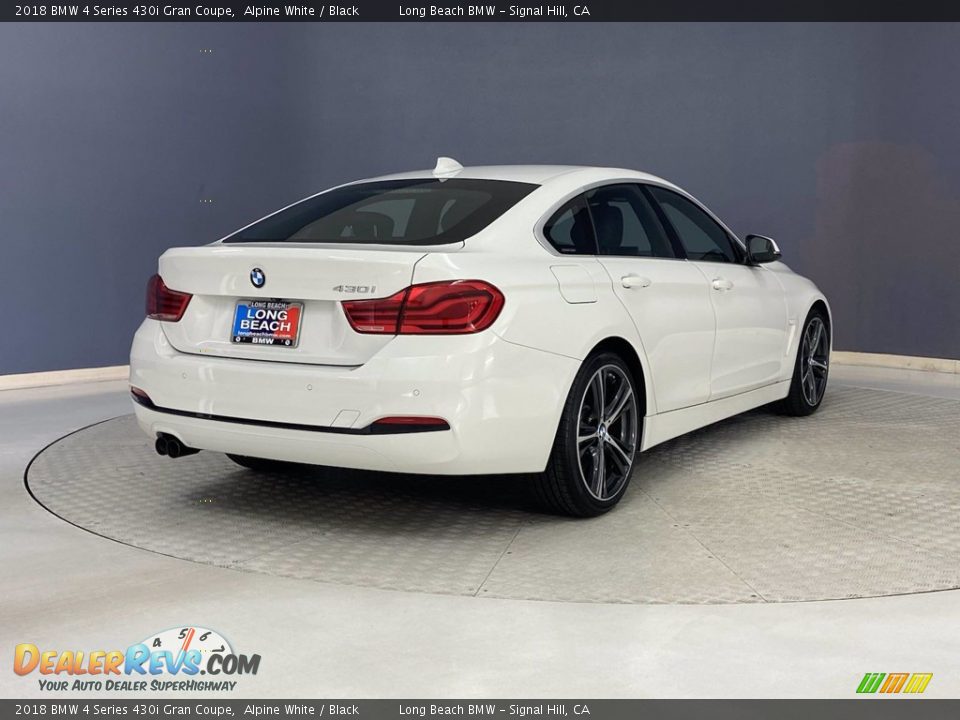 2018 BMW 4 Series 430i Gran Coupe Alpine White / Black Photo #5