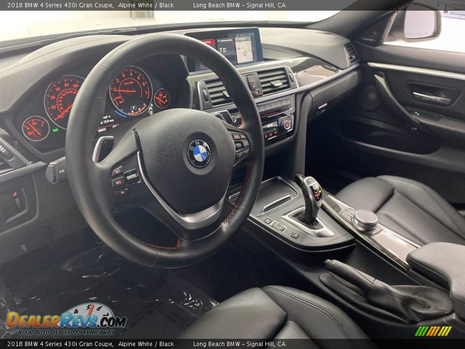 2018 BMW 4 Series 430i Gran Coupe Alpine White / Black Photo #16