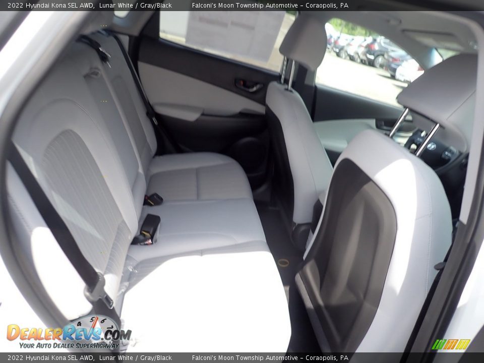 Rear Seat of 2022 Hyundai Kona SEL AWD Photo #11