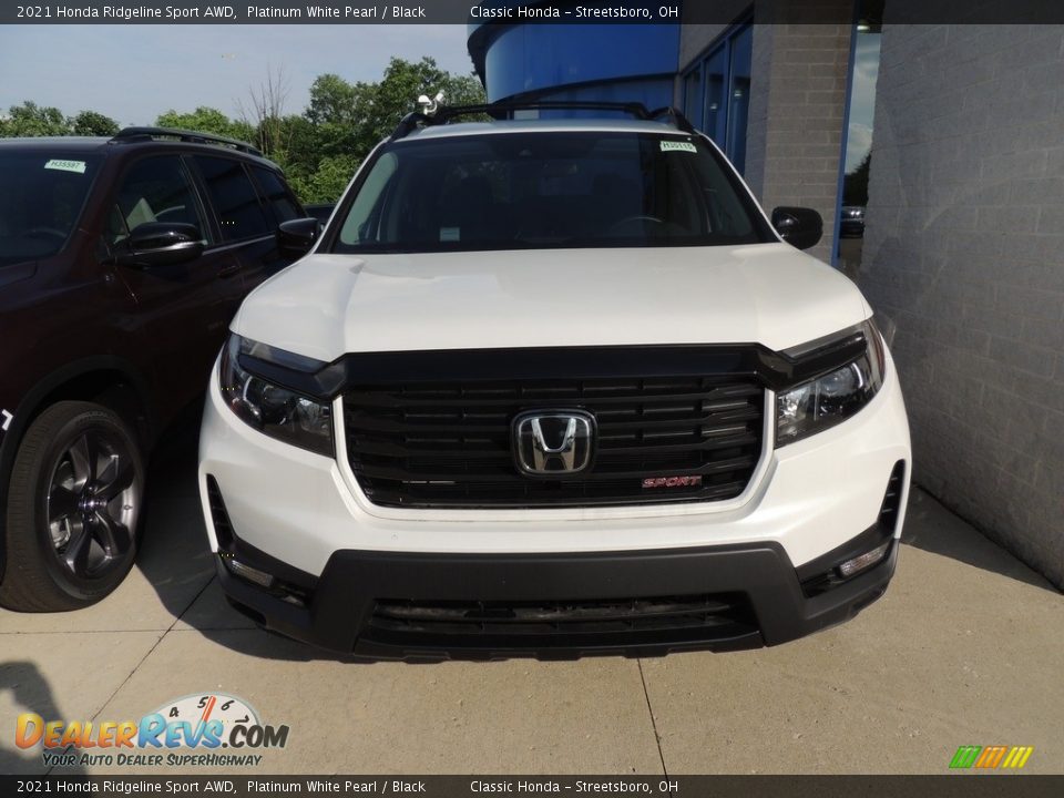 2021 Honda Ridgeline Sport AWD Platinum White Pearl / Black Photo #2
