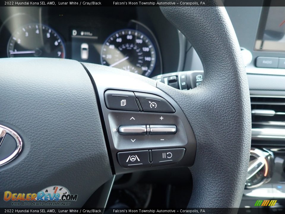 2022 Hyundai Kona SEL AWD Steering Wheel Photo #19