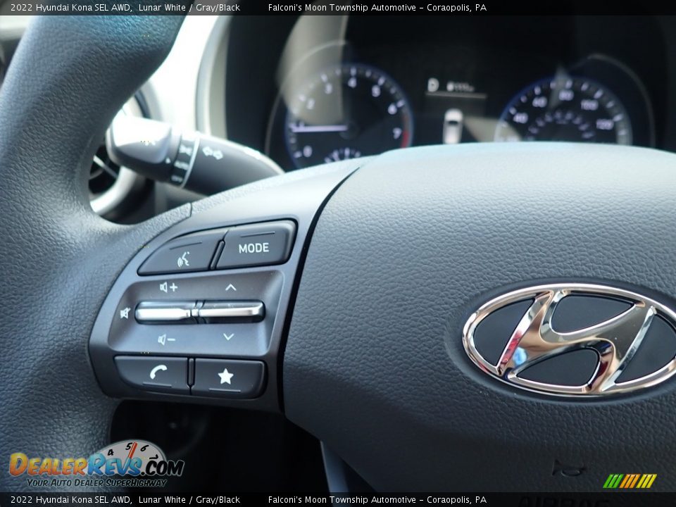 2022 Hyundai Kona SEL AWD Steering Wheel Photo #20