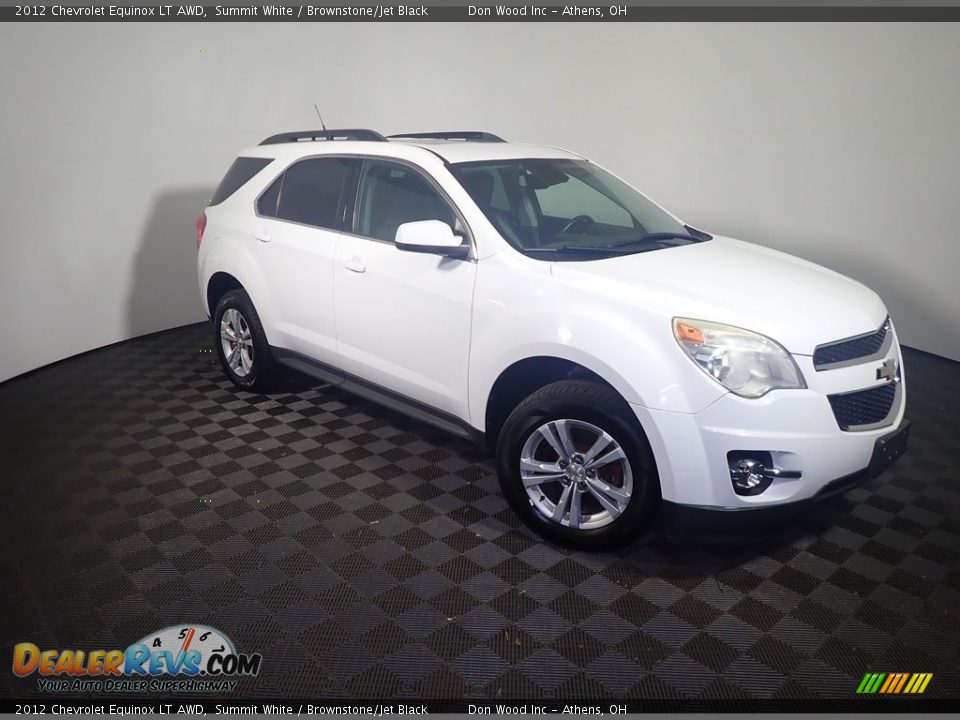 2012 Chevrolet Equinox LT AWD Summit White / Brownstone/Jet Black Photo #4