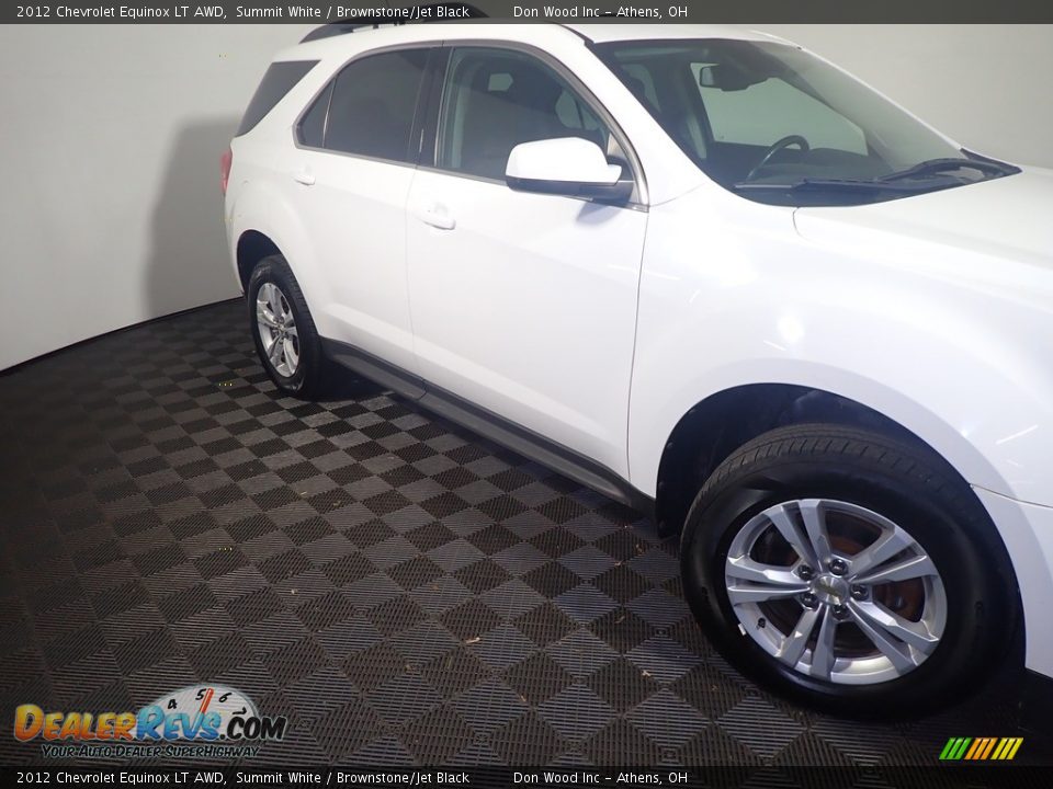 2012 Chevrolet Equinox LT AWD Summit White / Brownstone/Jet Black Photo #5