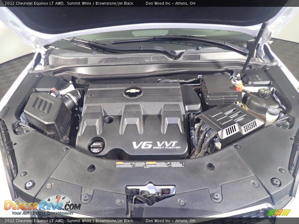 2012 Chevrolet Equinox LT AWD Summit White / Brownstone/Jet Black Photo #8