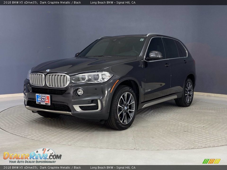 2018 BMW X5 sDrive35i Dark Graphite Metallic / Black Photo #3