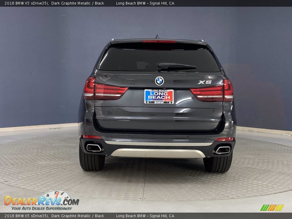 2018 BMW X5 sDrive35i Dark Graphite Metallic / Black Photo #4