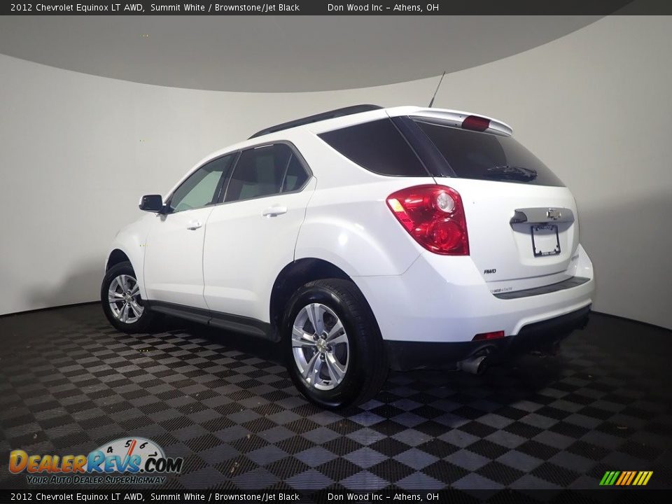 2012 Chevrolet Equinox LT AWD Summit White / Brownstone/Jet Black Photo #12