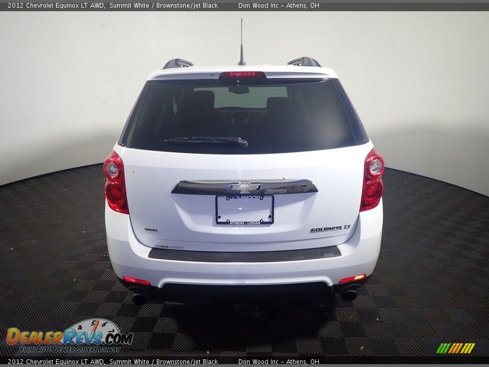 2012 Chevrolet Equinox LT AWD Summit White / Brownstone/Jet Black Photo #14