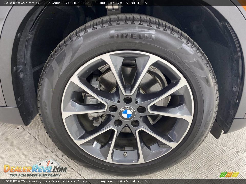 2018 BMW X5 sDrive35i Dark Graphite Metallic / Black Photo #6
