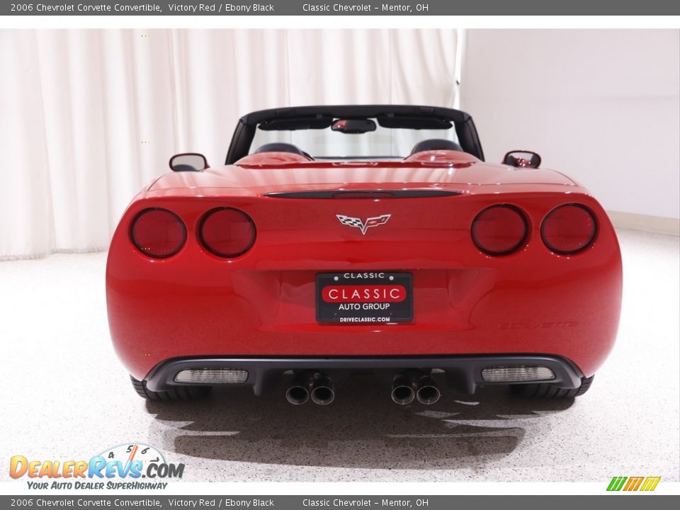 2006 Chevrolet Corvette Convertible Victory Red / Ebony Black Photo #18