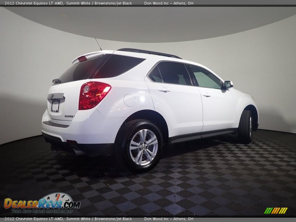 2012 Chevrolet Equinox LT AWD Summit White / Brownstone/Jet Black Photo #17
