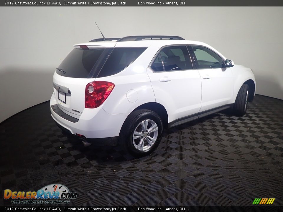 2012 Chevrolet Equinox LT AWD Summit White / Brownstone/Jet Black Photo #18