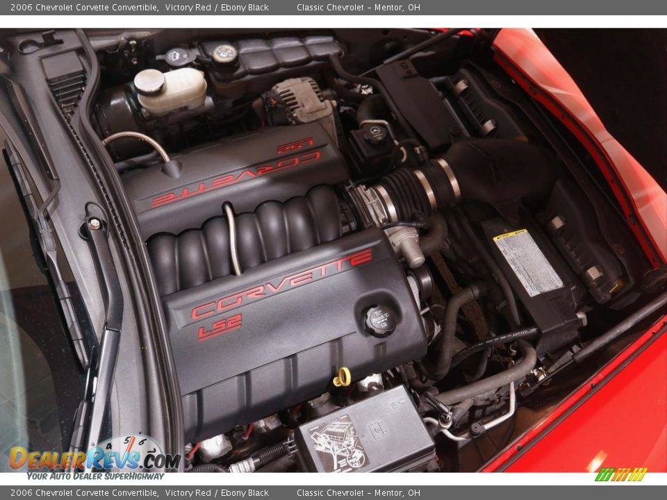 2006 Chevrolet Corvette Convertible Victory Red / Ebony Black Photo #20