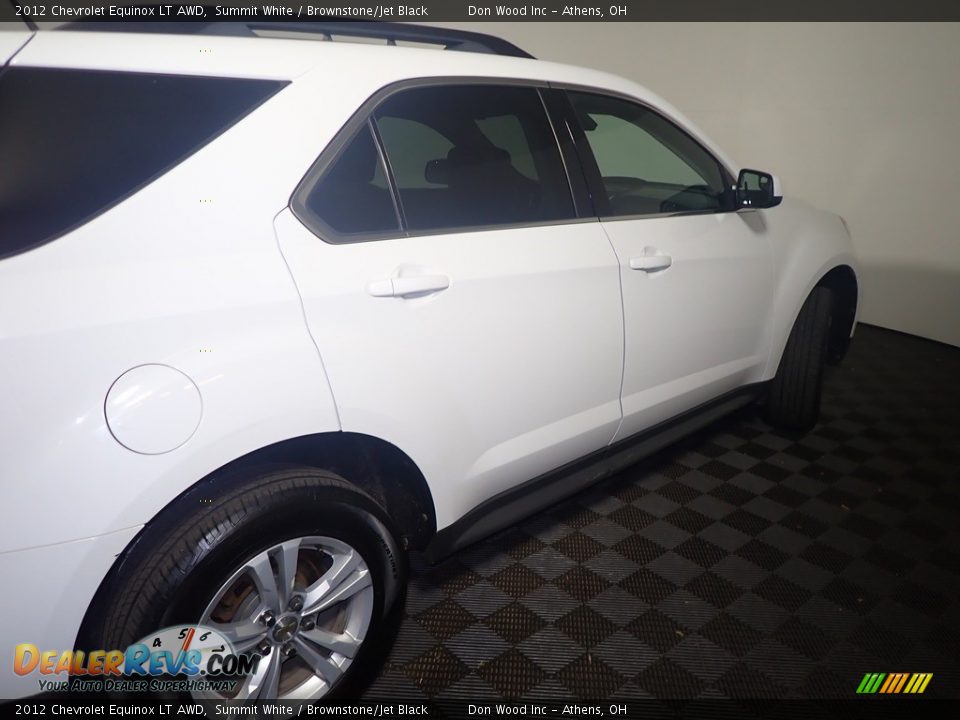 2012 Chevrolet Equinox LT AWD Summit White / Brownstone/Jet Black Photo #20