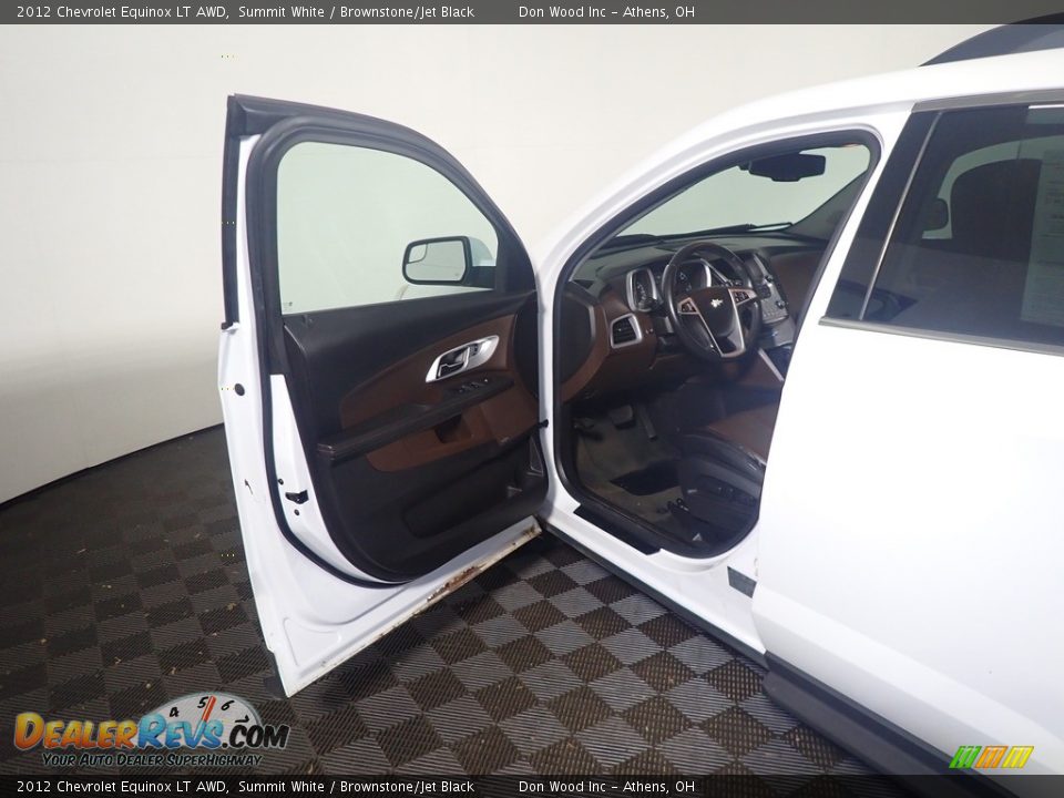 2012 Chevrolet Equinox LT AWD Summit White / Brownstone/Jet Black Photo #21