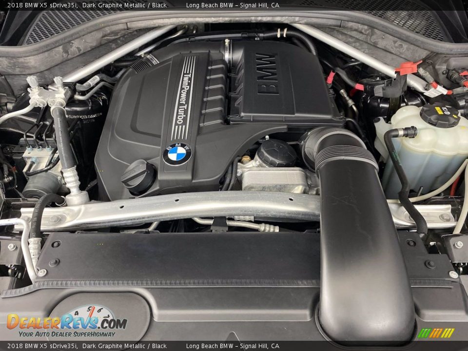 2018 BMW X5 sDrive35i Dark Graphite Metallic / Black Photo #12