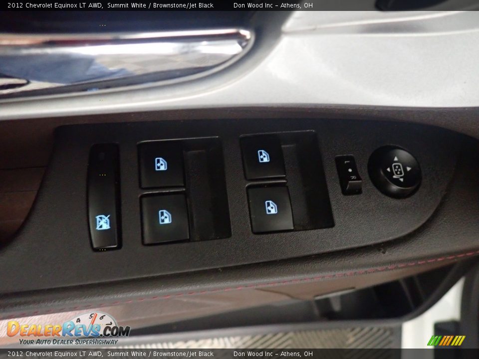 2012 Chevrolet Equinox LT AWD Summit White / Brownstone/Jet Black Photo #22