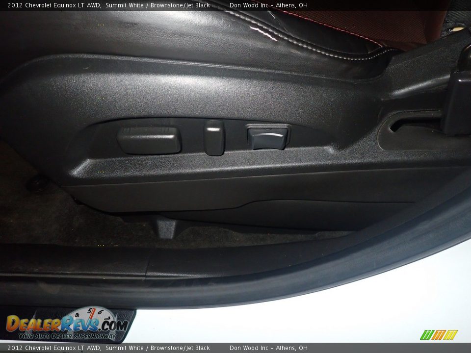 2012 Chevrolet Equinox LT AWD Summit White / Brownstone/Jet Black Photo #24