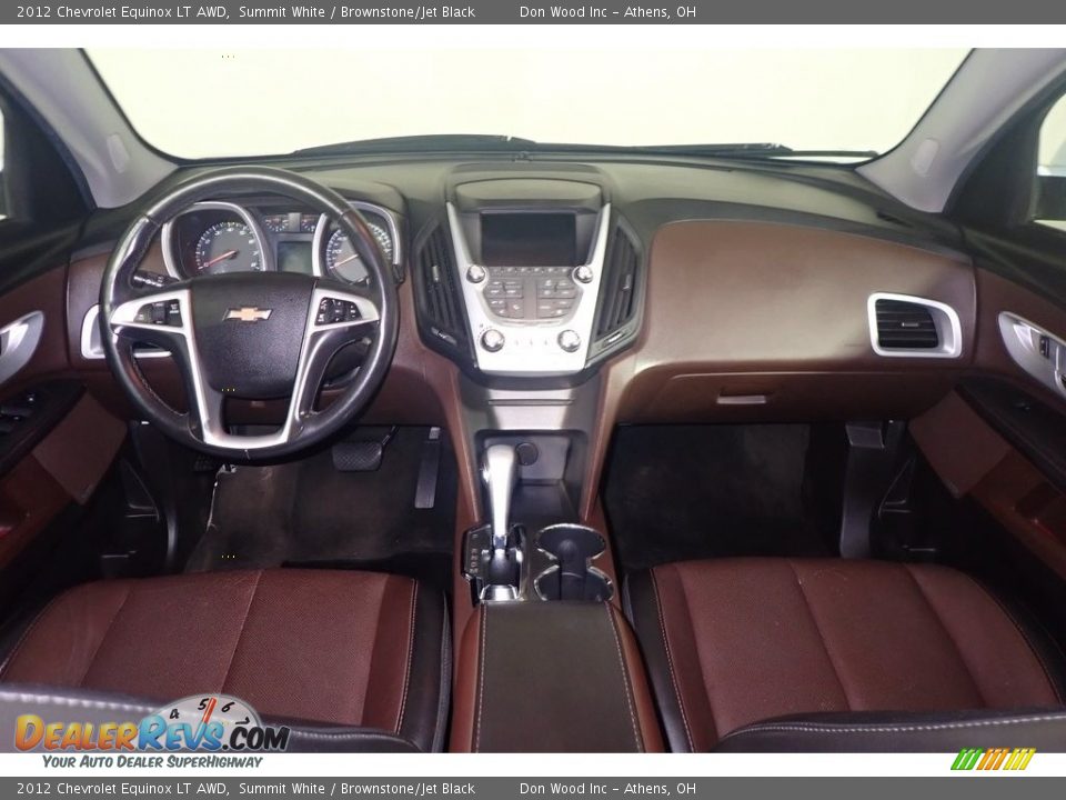 2012 Chevrolet Equinox LT AWD Summit White / Brownstone/Jet Black Photo #25
