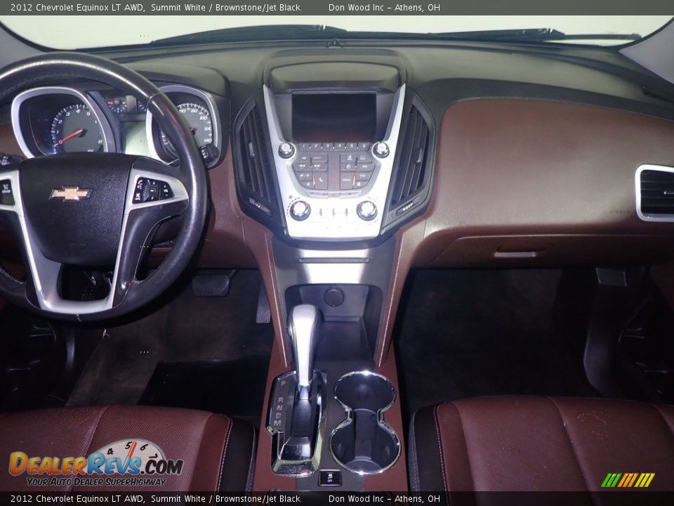 2012 Chevrolet Equinox LT AWD Summit White / Brownstone/Jet Black Photo #26