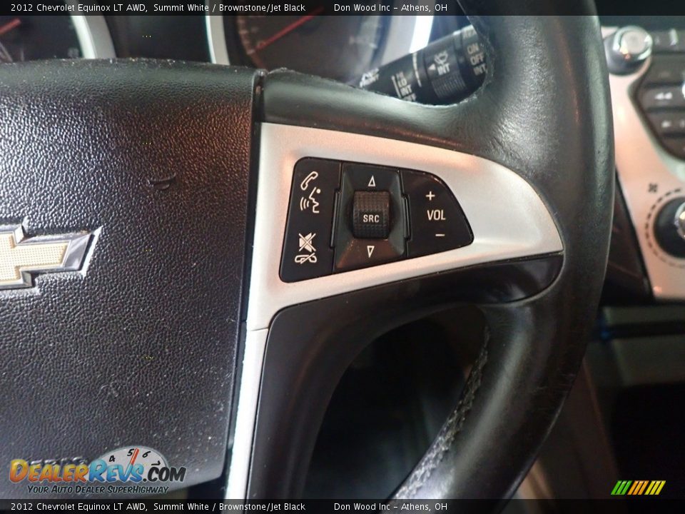 2012 Chevrolet Equinox LT AWD Summit White / Brownstone/Jet Black Photo #31