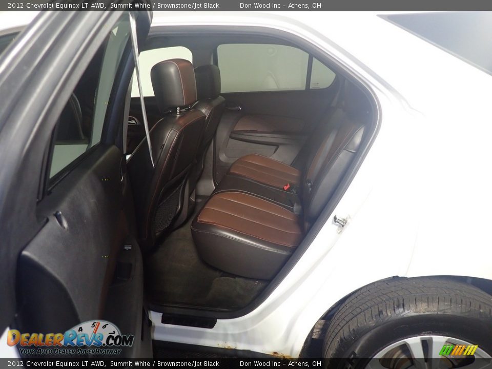 2012 Chevrolet Equinox LT AWD Summit White / Brownstone/Jet Black Photo #35
