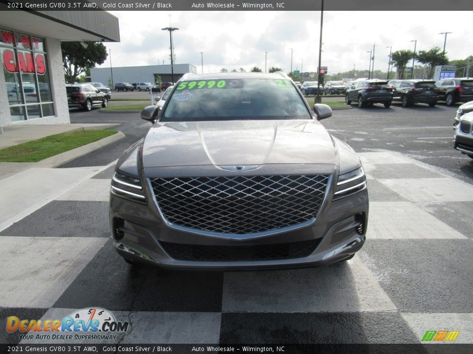 2021 Genesis GV80 3.5T AWD Gold Coast Silver / Black Photo #2